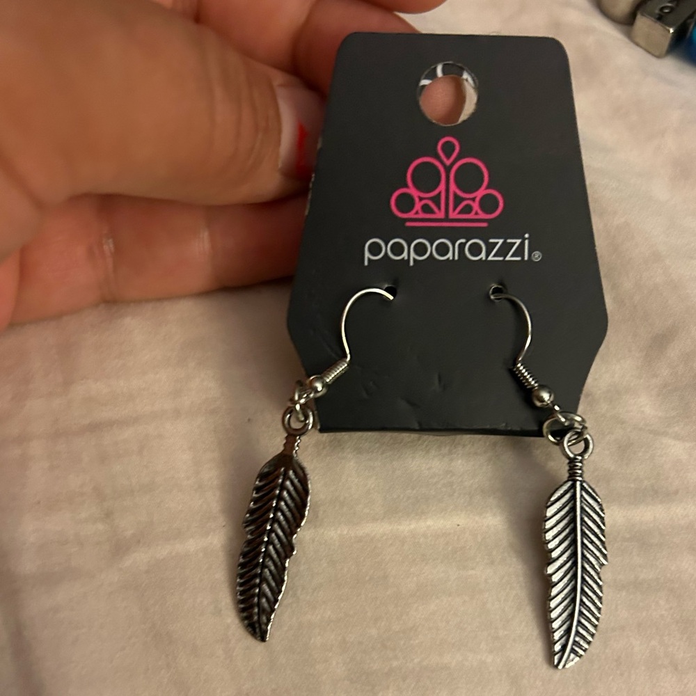 Feather earrings